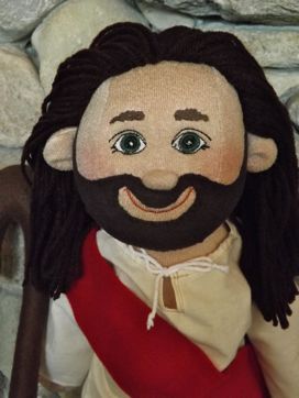 stuffed jesus doll