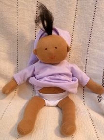 African Amerian rag doll